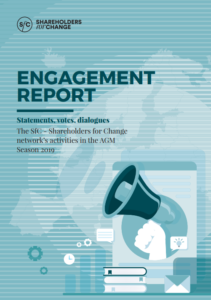 Shareholders for Change: presentato il nuovo Engagement Report 2019 Shareholders for Change: presentato il nuovo Engagement Report 2019