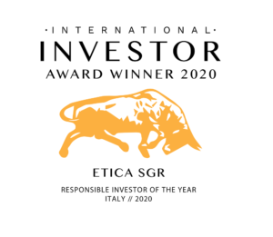 Premios International Investor Awards 2020: Etica, Inversor Responsable del año Premios International Investor Awards 2020: Etica, Inversor Responsable del año