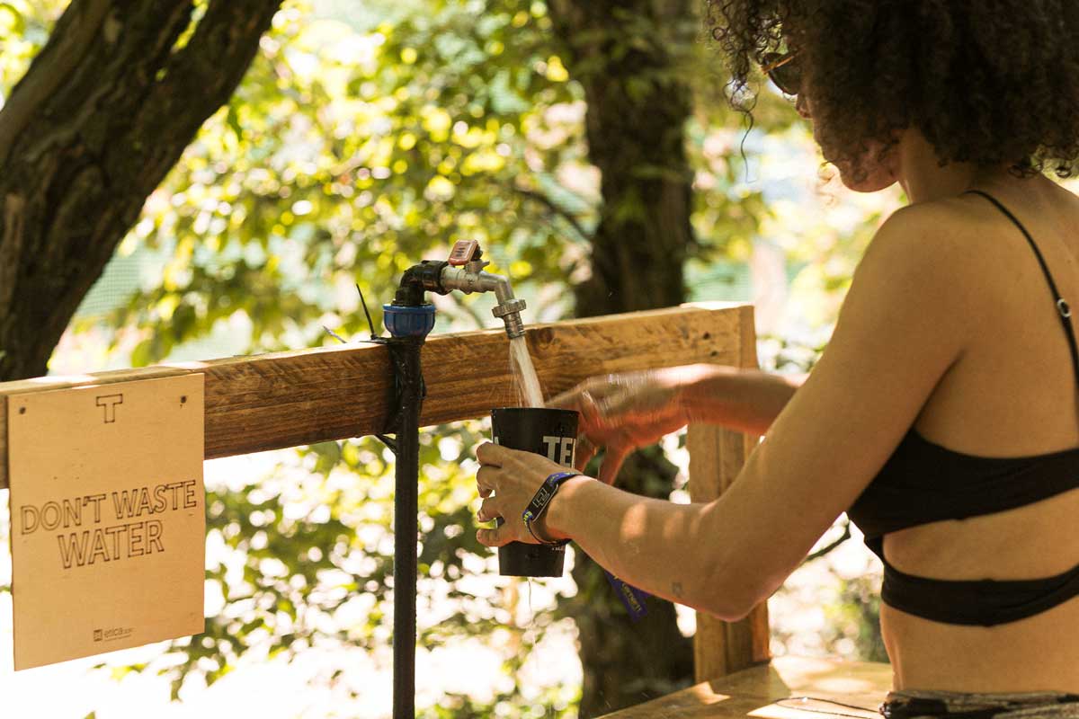 Terraforma festival sostenibilità non sprecare acqua