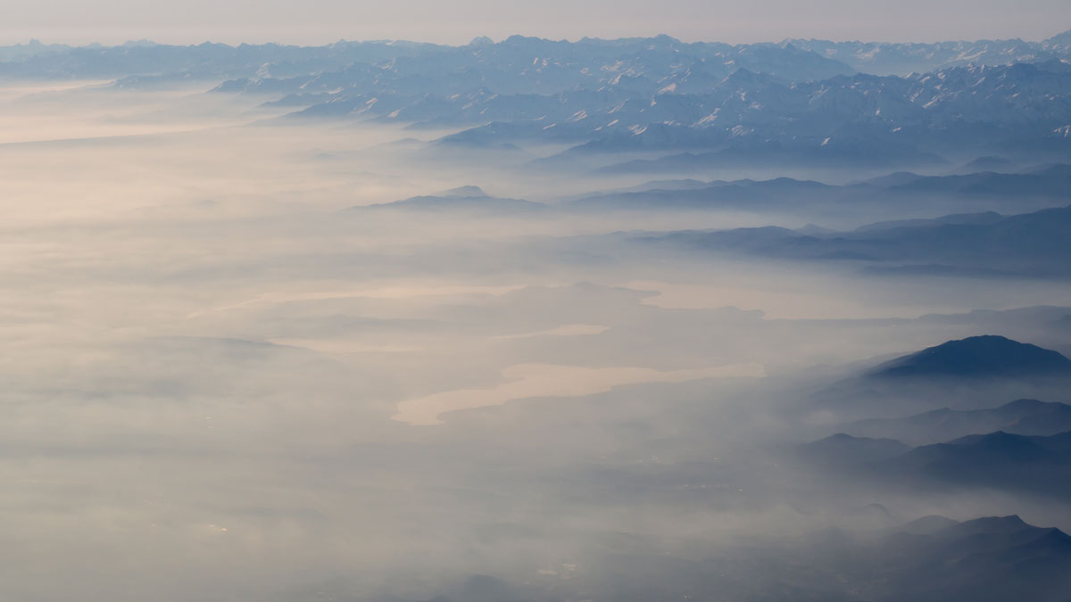 concentrazione di CO2 - inquinamento pianura padana