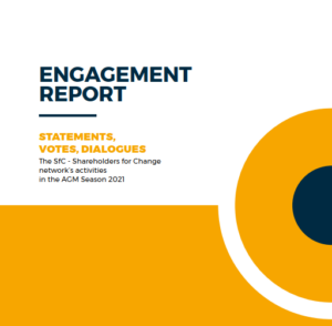 SfC – Shareholders for Change pubblica l’Engagement Report 2021 SfC – Shareholders for Change pubblica l’Engagement Report 2021