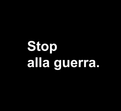 stop alla guerra