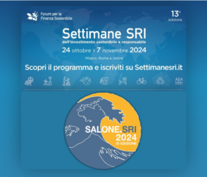 Etica Sgr alle Settimane SRI e al Salone SRI 2024 Etica Sgr alle Settimane SRI e al Salone SRI 2024