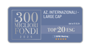 Etica Azionario selezionato tra i “Top 20 ESG” secondo CFS Rating Etica Azionario selezionato tra i “Top 20 ESG” secondo CFS Rating