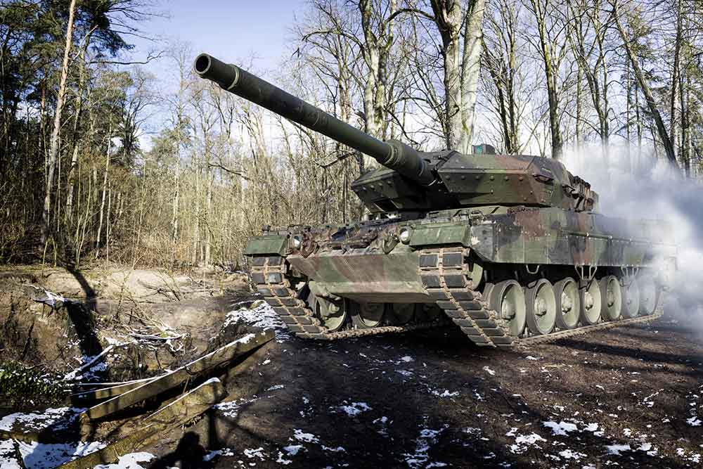 costo ambientale della guerra, impatto ambientale della guerra, carro armato leopard 2