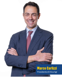 Marco Carlizzi, Presidente di Etica Sgr al salone sri 2025